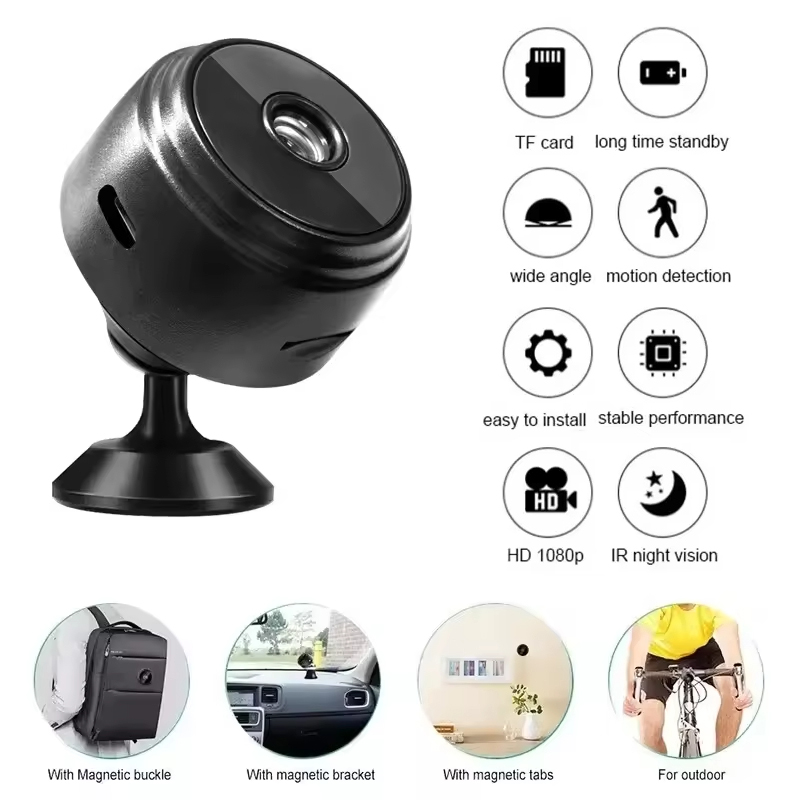 Home Cinema Hd - Mini Cámara de Seguridad WiFi HD