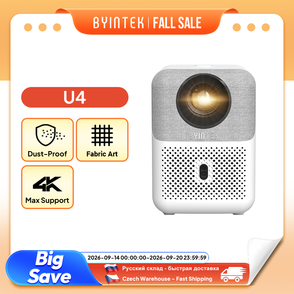 Home Cinema Mini - Mini Proyector BYINTEK Full HD U4