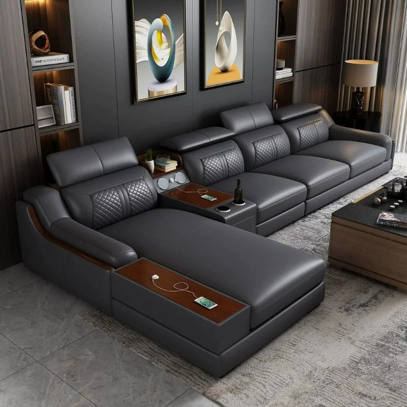 Sofá para Sala de Estar con Po - Home Cinema Sofa reseña y precio