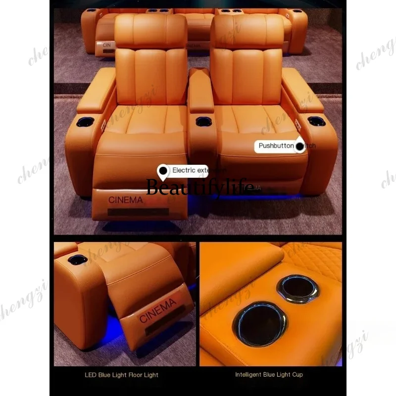 Sillones Reclinables Eléctrico - Home Cinema Sofa reseña y precio