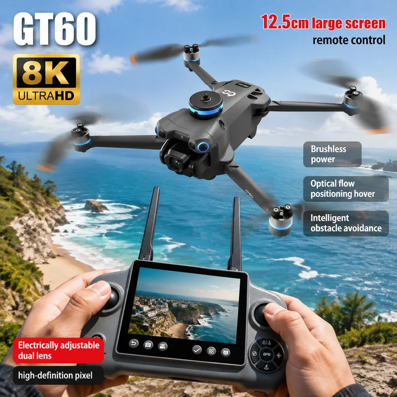 NUEVO Mini Dron GT60 con Cámar - Home Cinema Hd reseña y precio