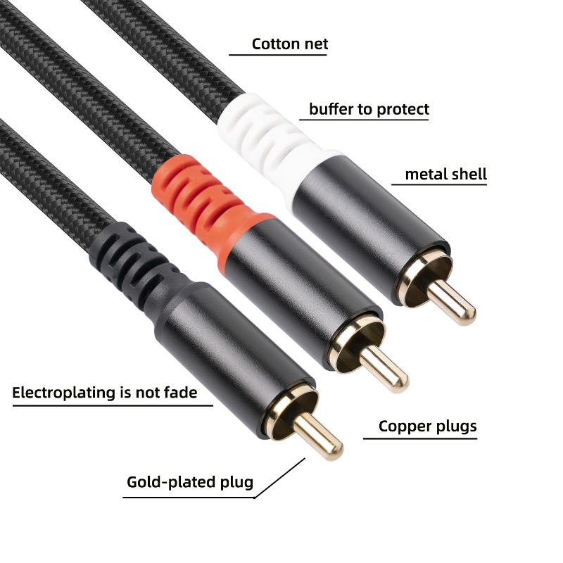 1/2/3M 1 RCA macho a 2 RCA Cab - Home Cinema Solution reseña y precio