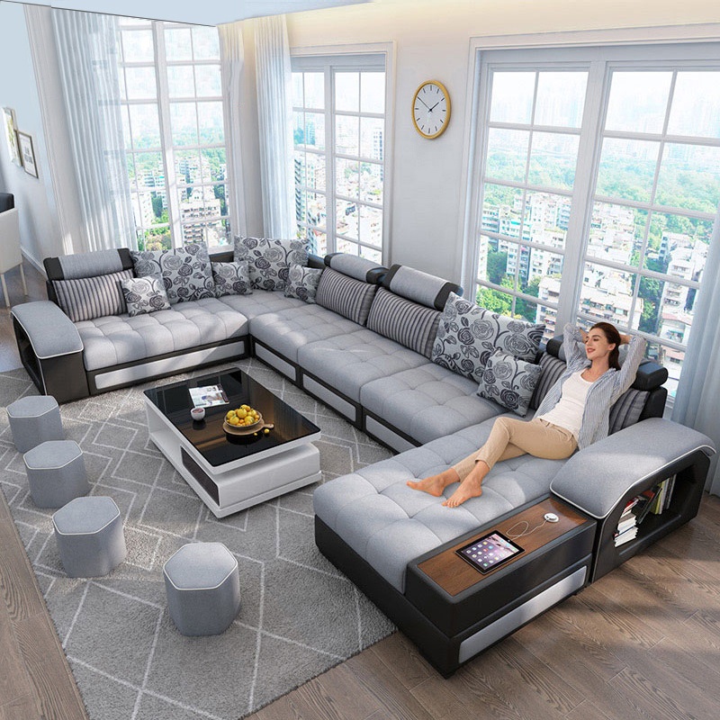 Nuevo Sofá Seccional en Forma  - Home Cinema Sofa reseña y precio