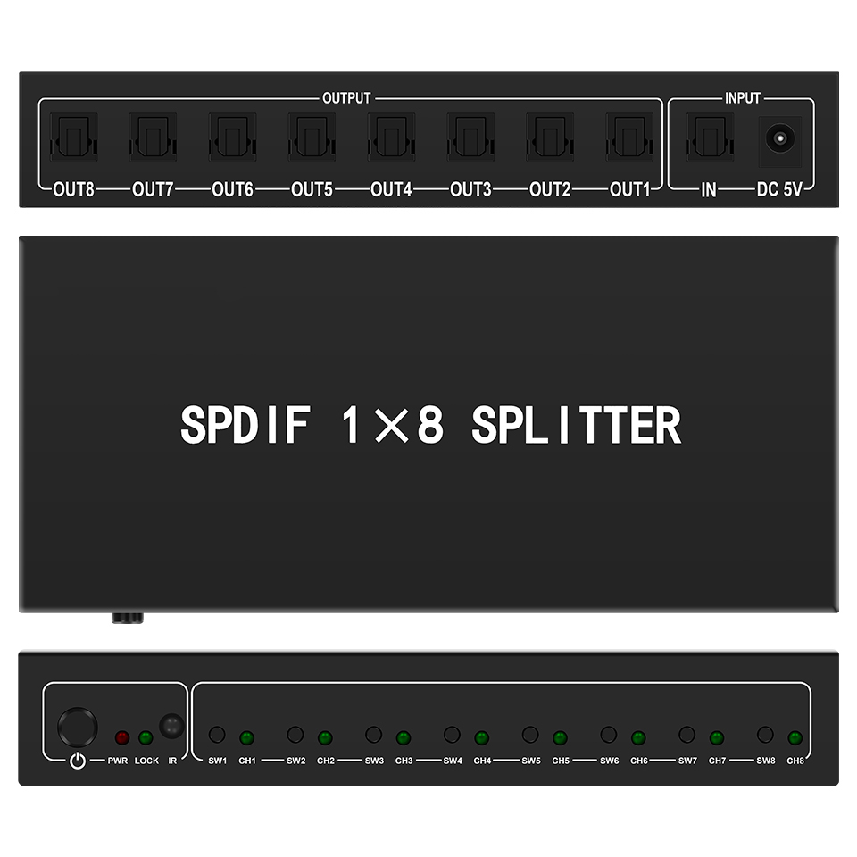 Divisor de Audio óptico, divis - Home Cinema Solution reseña y precio