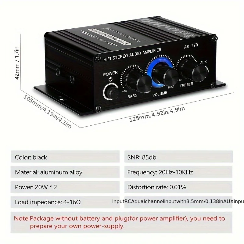 Mini Amplificador de Potencia  - Home Cinema Mini reseña y precio