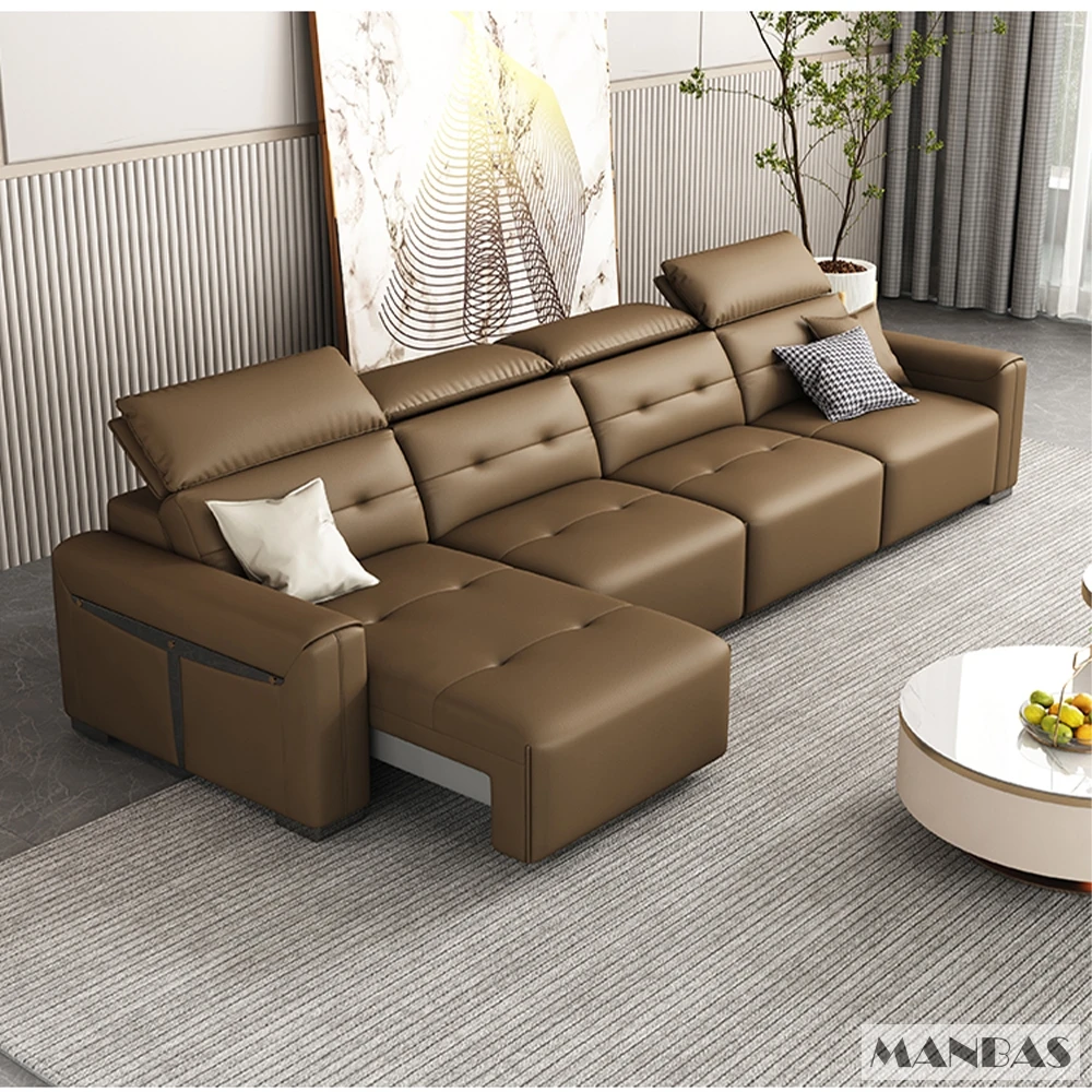 Sofá Cama Eléctrico de Cuero G - Home Cinema Sofa reseña y precio